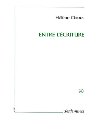 cover image of Entre l'écriture